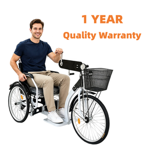 Vélo Tricycle Pliant Manuel Léger pour Fauteuils Roulants – Vente en Gros Usine pour la Rééducation et la Mobilité Extérieure des Personnes Handicapées - Product Image 5