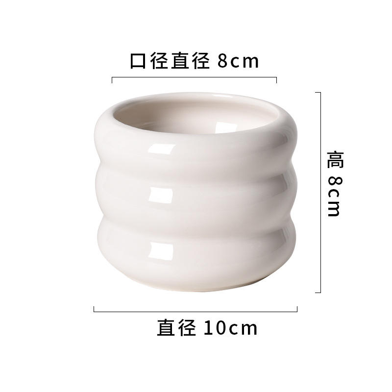 Bassin à pneu blanc brillant 9cm moyen