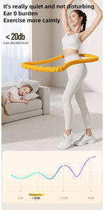 Nuevo Aro de Fitness Silencioso con Resorte Suave, Ajustable, para Principiantes, de Acero Aleado, Plegable, para Entrenamiento de Cintura y Pérdida de Peso - Product Image 4