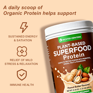 OEM ODM <span class=keywords><strong>Vegan</strong></span> Bitki Bazlı <span class=keywords><strong>Protein</strong></span> Tozu Takviyesi Öğün Yerine Geçen <span class=keywords><strong>Protein</strong></span> Tozu - Product Image 3