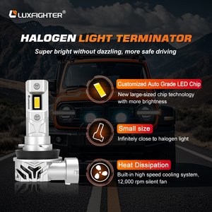 Luxfighter Q35, luces automáticas, nuevo estilo, proyector CSP Mini, faros delanteros <span class=keywords><strong>E60</strong></span> Plug Play, bombillas LED para faros delanteros para coches X5 A4 - Product Image 6