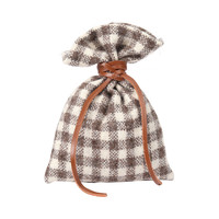 Sachet parfumé en tissu coton et lin, diffuseur de parfum pour voiture, désodorisant, sachet parfumé suspendu personnalisé pour tiroir et placard