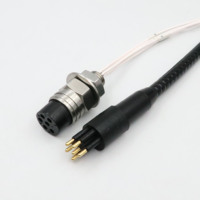 Connecteur sous-marin, miniature 6 broches, étanche et résistant à la pression jusqu'à 7000 mètres, interchangeable Subconn