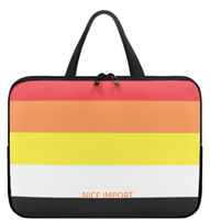 Sac pour ordinateur portable arc-en-ciel lesbien, étui fin pour ordinateur portable avec fermeture éclair, sac portable pour tablette, grande capacité