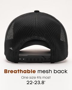Casquette de baseball respirante style basique avec empiècements, protection solaire estivale, filet simple, protection solaire extérieure, casquette de chauffeur de camion - Product Image 2