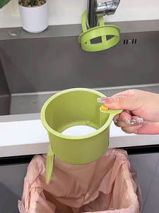 Wholesale Detachable <b>Plastic</b> Hanging Drain <b>Basket</b>, Press-Type Kitchen Fruit Rack with Easy No-Drilling Installation - Product Image 3