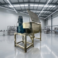 Mélangeur de poudre alimentaire chimique Sus304 avec capacité de séchage, boîte de vitesses et moteur, mélangeur à ruban