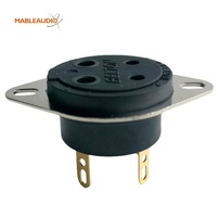 Mable Audio VTB4-ST - Sockets para Tubos Belton / Socket Belton con Pines Dorados para Amplificadores de Guitarra DIY, Hecho en China