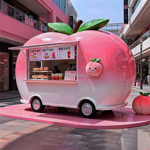 Kiosque mobile au design créatif sur le thème des fruits, remorque <span class=keywords><strong>de</strong></span> restauration rapide, camion <span class=keywords><strong>de</strong></span> vente ambulante personnalisé pour jus, café et en-cas - Product Image 6