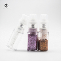 Pompa Glitter dapat dimakan 14ml, botol kosong plastik botol Mini dekorasi penyiram kue kosong