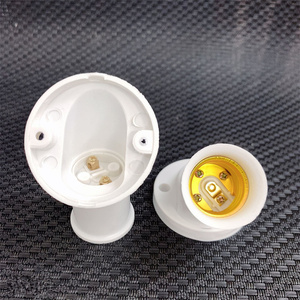 100MM 115MM E27 Led lumière <span class=keywords><strong>Flad</strong></span> support de lampe convertisseur vis ampoule douille adaptateur LED économie lumière halogène lampe Bases 220V blanc - Product Image 4