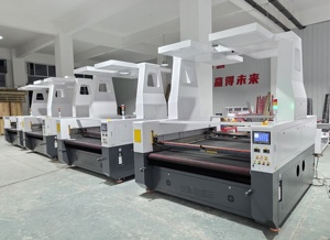 Machines de découpe <span class=keywords><strong>laser</strong></span> pour textiles, CO2 1812 1820 1830, découpe pour t-shirts, vêtements de sport, alimentation automatique, vision par caméra, positionnement - Product Image 6