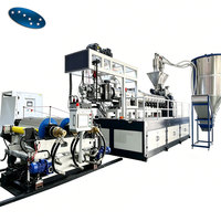 Machine à fabriquer des feuilles de PET recyclé Sevenstars, ligne d'extrusion de feuilles de plastique APET RPET à double vis pour l'emballage de gobelets et de plateaux