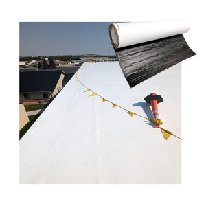 TPO Toiture sur le dessus Toiture TPO Membrane d'étanchéité de toiture auto-adhésive construction de maison feuille imperméable - Product Image 1