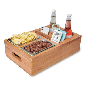 Canapé, canapé, <span class=keywords><strong>lit</strong></span>, gobelet et porte-boisson Plateau en bois <span class=keywords><strong>avec</strong></span> couvercle amovible - Product Image 1