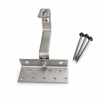 Kit de montage réglable pour panneaux solaires, support de fixation pour tuiles de toit en acier inoxydable