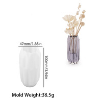 Moule en silicone YS 3D polyvalent et robuste pour vase et pot de rangement – Accessoire portable pour centres de table uniques et accents décoratifs pour la maison