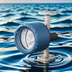 Pipa logam besi tahan karat medis rotometer 1.5% 2.5% flens IP65 pengukur aliran Area variabel - Product Image 4