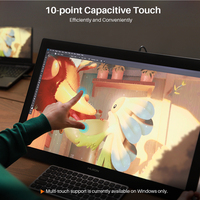 Tablette graphique numérique professionnelle Huion de grande taille 27 pouces avec écran 4K pour le dessin et la conception Kamvas Pro 27