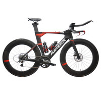 Cadre de vélo de contre-la-montre en carbone TT Cadre de vélo de triathlon Cadre de vélo de contre-la-montre avec frein à disque Hongfu FM109-D/TM6-D