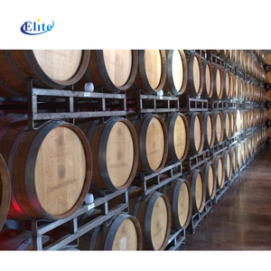 225L 50 gallon gỗ sồi rượu Whisky lưu trữ Thùng ngăn xếp giá thép - Product Image 3