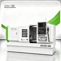 Tour CNC CK6152E à banc plat, portée de 520 mm pour l'usinage d'arbres et de bagues