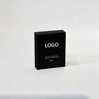 Boîte cadeau personnalisée en papier artistique avec aimant, emballage fermé, boîte à rabat de luxe pour flacon de parfum de 50 ml, pour cosmétiques, bijoux