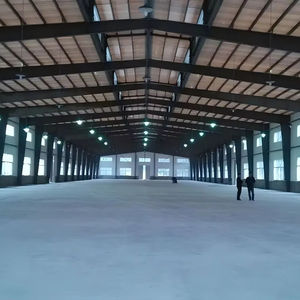 Custom size prefabricated steel structure warehouse fast installation Steel structure construction Galvanized steel warehouse - Product Image 1