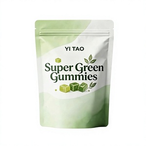 Marque privée OEM/ODM |   Gummies véganes personnalisées Super Vert Fruits et Légumes, Antioxydants et Stimulants Immunitaires, Faible MOQ 50 - Product Image 1