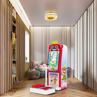 Simulateur de course d'arcade pour enfants à 2 joueurs 220v Console d'amusement en métal de course de vélo et de voiture avec 1 an de garantie