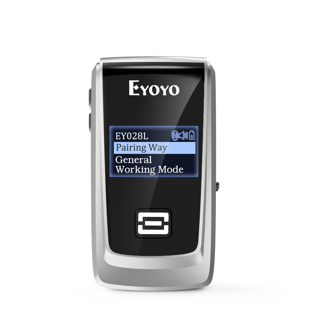 Eyoyo 028L Bluetooth 1D Laser Bar Code Reader Scanning Wired Wireless BT 2.4G 3 in 1 Price Checker Barcode Scanner with Display