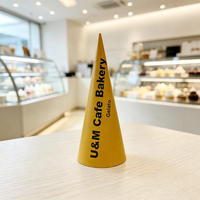 Coupelles à glace en papier jetables VIC à paroi simple, qualité alimentaire, enduites imperméables, diamètre 3,8 cm, longueur 9,5 cm, avec logo personnalisé, pour boissons froides