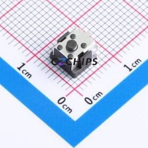K2-1109HW-A4SW-01 Tactile Switch SMD Switch Single Pole Single Throw Round Button 2.5N Horizontal Mount - Product Image 1