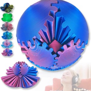 Figura de Bola de Engranajes Colorida Impresa en 3D, Entretenimiento Deportivo y de Ocio para Celebridades de Internet Transfronterizas - Product Image 1