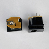 Prise d'alimentation CC DC015, prise femelle DC-052, 5,5-2,1/2,5 mm, broche ronde, installation sur panneau carré, prise CC sortie d'usine