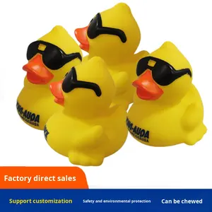 Fabbrica all'ingrosso Eco Friendly vasca da bagno <span class=keywords><strong>Squeaky</strong></span> PVC vinile bagno anatra giocattolo - Product Image 2