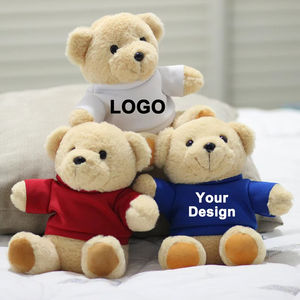Caliente Unisex personalizado oso de peluche muñecas de peluche suave juguete de peluche camiseta forro de malla lavado encantador para regalos de alivio del estrés - Product Image 6