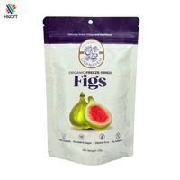 Sac en plastique mylar de marque personnalisée Sacs d'emballage alimentaire de fruits secs en feuille d'aluminium anti-odeur Pochette debout