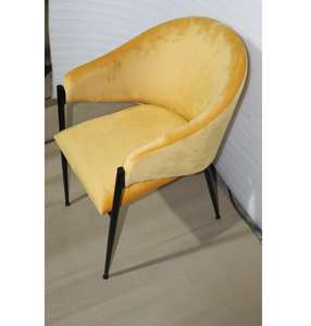 Sillas de Jardín de Lujo con Acabado Liso y Patas de Metal, Asientos Portátiles Cómodos para Mesa de Comedor, Hogar y Parque - Product Image 1