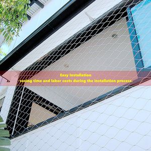 Enrejado de plantas, cuerda tejida, malla, férula de jardín botánico, <span class=keywords><strong>Red</strong></span> de Cable, pared verde, <span class=keywords><strong>red</strong></span> de cuerda de alambre de acero inoxidable - Product Image 3