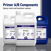 Peinture époxy liquide effet marbre, application au pinceau et au pistolet, pour sols en béton et en métal, kit de peinture pour sols