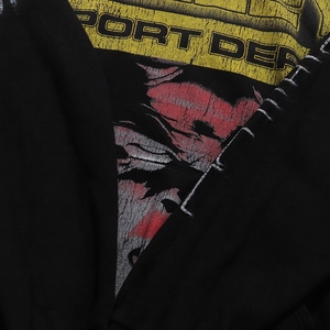 Sweat à capuche oversize VALEE Forevers Vintage Acid Wash avec imprimé graphique <span class=keywords><strong>Hellboy</strong></span>, en coton lourd, style streetwear Y2K - Product Image 6