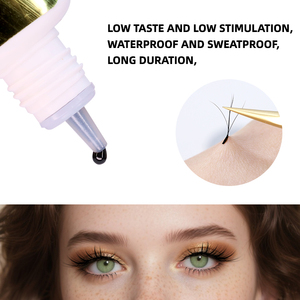 Colla per Extension Ciglia Professionale Super Morbida 5ml Coreana, Adesivo Extra Forte 2S, Etichetta Oro all'Ingrosso - Product Image 4