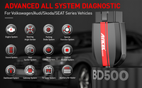 Escáner OBD2 ANCEL BD500 para VW y Audi, Herramienta de Diagnóstico Completo del Sistema con Servicio de Reinicio EPB y Reinicio de Aprendizaje del Acelerador