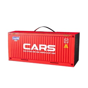 48 mini xe container trẻ em của Hộp Quà Tặng thiết lập Boys' món quà Đồ chơi xe nhựa nhỏ cổ điển Xe mô hình thiết lập - Product Image 2