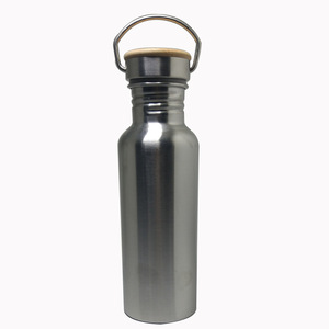 Bouteille d'eau sportive en acier inoxydable 500ml-1000ml réutilisable à large ouverture pour activités de plein air - Product Image 1