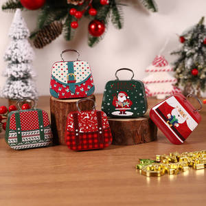 Mystic Arts Christmas Storage <b>Box</b> Metal Cartoon Design For Candy <b>Cookie</b> Home Decoration - Product Image 2