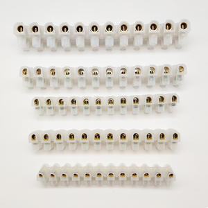 Bloques de Terminales de Plástico Personalizados, Forma de Barra, Contacto de Latón, CA/CC, Baja Frecuencia, 1 Pieza - Product Image 1