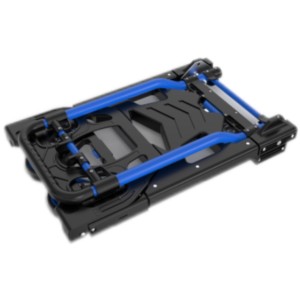 Carretilla de Plataforma de Cuatro Ruedas de Acero Personalizada de Fábrica, 150/75 kg, Plegable, para Almacén Industrial y Herramientas - Product Image 4