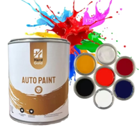 Peinture acrylique transparente de haute qualité pour voitures et meubles Revêtement liquide de couleur métallique solide écologique Prix d'usine Peinture en aérosol